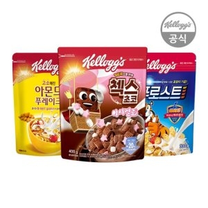 콘푸로스트300g+아몬드푸레이크300g+첵스 마시멜로400g
