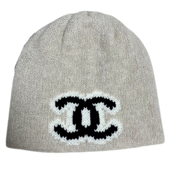 샤넬 CC로고 캐시미어 비니 AA8452 (베이지)_이미지