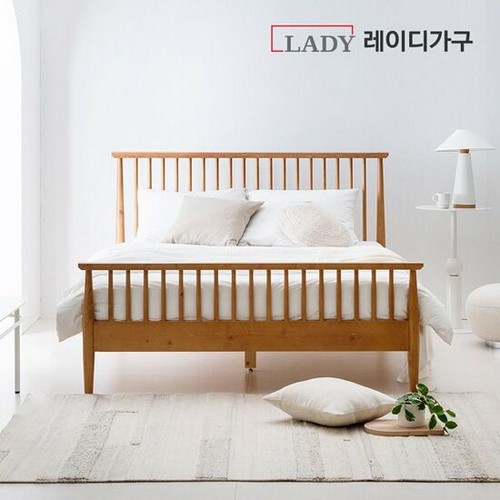 스칸딕 로맨틱2 클래식 원목 침대 Q