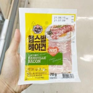 씨제이_햄스빌아침에베이컨_70G x 2개