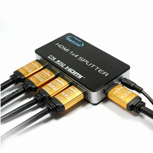마하링크 1:4 HDMI 1.4 분배기 (ML-HSP44K)_이미지