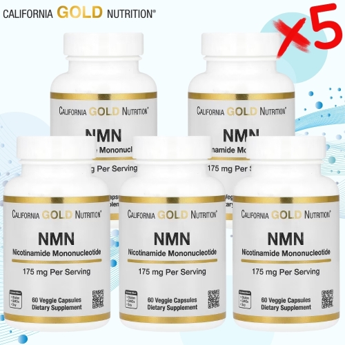 캘리포니아골드뉴트리션 NMN 175mg 60캡슐 (5개)_이미지