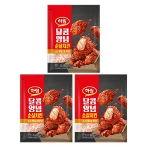 하림 달콤양념 순살치킨 350g (3개)_이미지