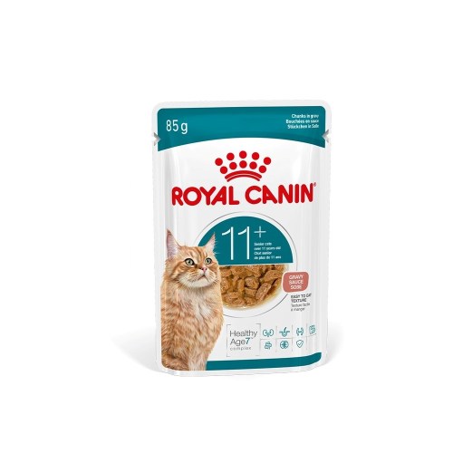 로얄캐닌 캣 에이징 11+ 그레이비 파우치 85g (1개)_이미지