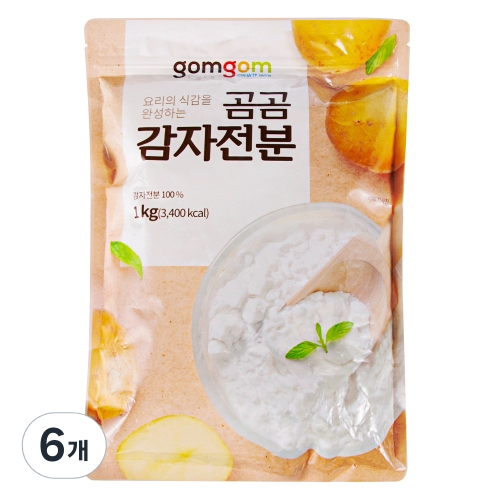 곰곰 감자전분 1kg (6개)