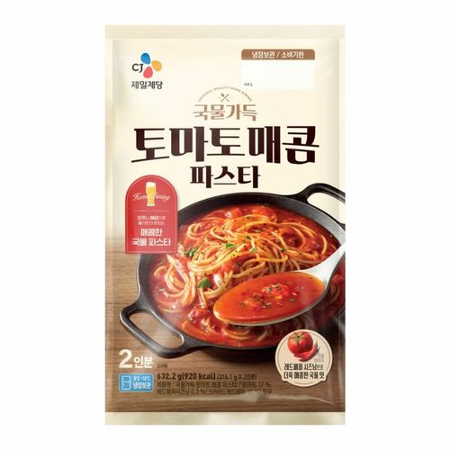 CJ제일제당 국물가득 토마토 매콤파스타 632.2g (1개)_이미지