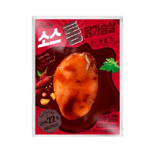 랭킹닭컴 맛있닭 소스 통 닭가슴살 깐풍기 100g (10개)_이미지