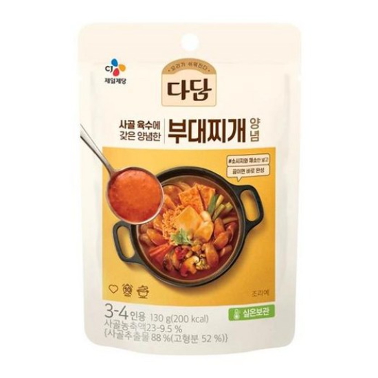다담 사골부대 찌개양념 130g (1개)_이미지