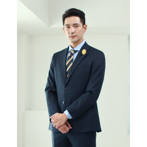 맨잇슈트 네이비 솔리드 울100 슬림핏 정장 MAIA01-127