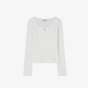 시티브리즈 골지 레이스 스퀘어넥 긴팔 티셔츠 BB CTH1TS05 WH SB MG BK