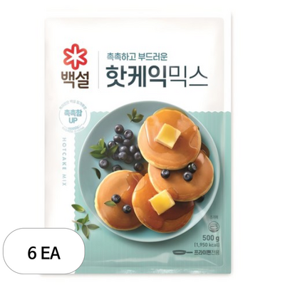 백설 핫케익믹스 500g (6개)_이미지