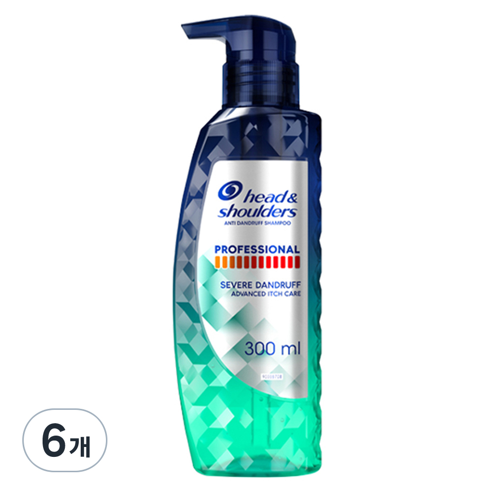 헤드앤숄더 프로페셔널 가려운 두피케어 샴푸 300ml (6개)_이미지