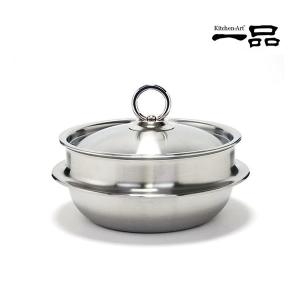 키친아트 일품 통5중 엠보 가마솥 (16cm)