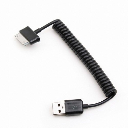 라이트컴 COMS USB 갤럭시탭 스프링 케이블 (NA698, 0.15m)_이미지