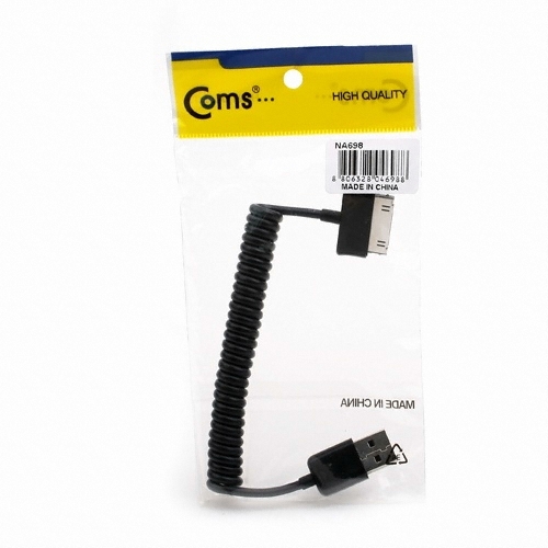 라이트컴 COMS USB 갤럭시탭 스프링 케이블 (NA698, 0.15m)_이미지