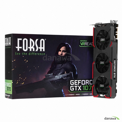 FORSA 지포스 GTX1070 게이밍 OC D5 8GB_이미지