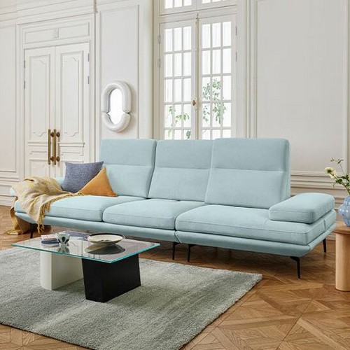 에싸 프레소 스윙기능 리브 패브릭 소파 3.5인용 (스툴별도)