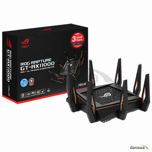 ASUS ROG Rapture GT-AX11000 유무선공유기이미지입니다. 누르면 해당 게시물로 새창이동합니다.