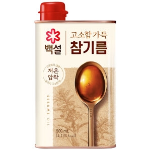 백설 고소함가득 참기름 500ml (1개)_이미지