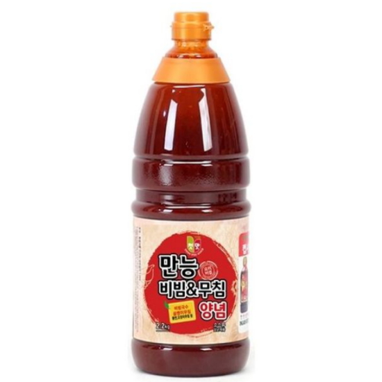 (주)청우식품 첫맛 만능 비빔무침양념 2.2kg (1개)