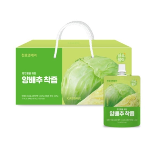  천호엔케어 양배추 착즙 70ml 30포 [2개]