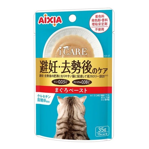 아이시아 아이케어 중성화·비만케어 참치페이스트 파우치 IC-7 35g (12개)_이미지