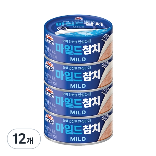 사조대림 마일드 참치 안심따개 100g (12개)