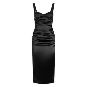 돌체앤가바나 미디 원피스 F6TVPTFURAD N0000 Black