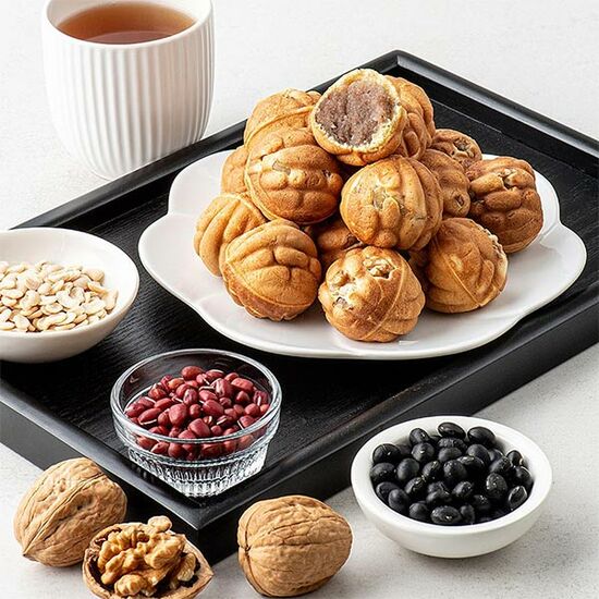 자연맛남 천안명물 광덕산 호두과자 흑미오곡 30알 (1개)_이미지