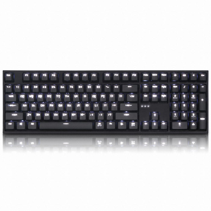 COX CK108 블랙/다크그레이 게이트론 LED 게이밍 기계식 (갈축)_이미지