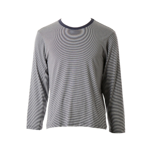 와코루 WPA378MS 모달아크릴 스판 스트라이프 남성 9부상의/이지웨어
