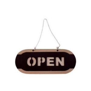 에이모노  OPEN CLOSED 6702 소218x90x10mm 안내판