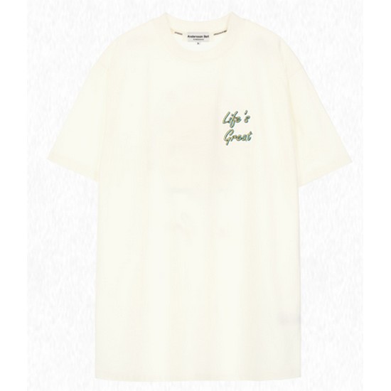 스튜어트 앤더슨벨 UNISEX Surfer T-shirt atb071 (White)