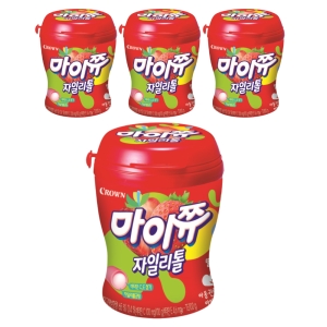 크라운제과 마이쮸 용기 딸기 110g 4개_이미지