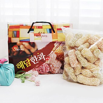 해담<b>한과</b> 모듬유과 선물세트 500g