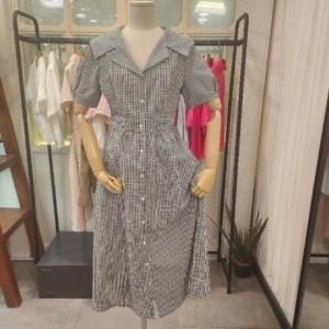 멜로디가든 NC05 체크큰카라원피스 M3M5O28 10188004_이미지