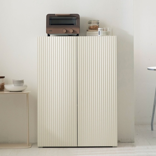 루시엔 템바보드 높은 거실장 수납장 800