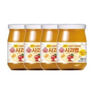 LIGHT&JOY 당을줄인 청송사과쨈 290g (4개)_이미지