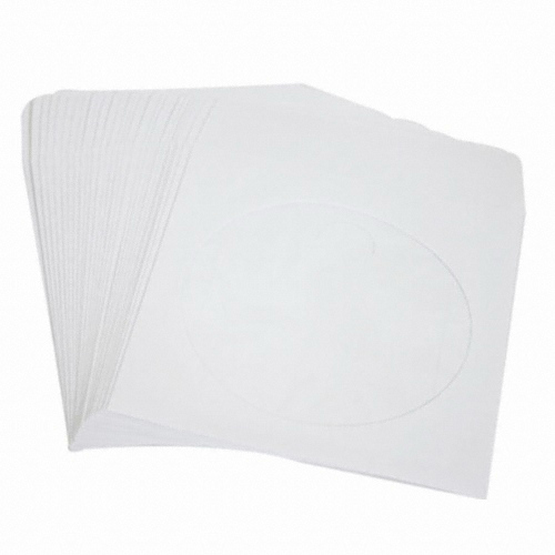 멜로디 CD/DVD용 흰색 종이케이스 (100장)