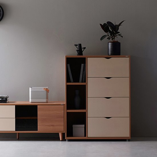 일룸 노마 4단 책장 (80cm)_이미지