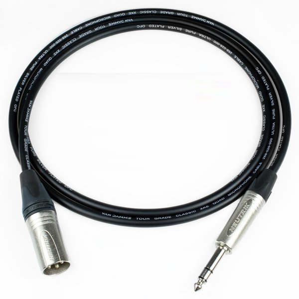 Van Damme XKE StarQuad XLR(M) to 55TRS 뉴트릭 마이크 케이블