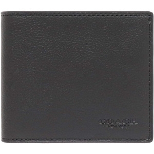 코치 남성 접이식 지갑 F67630 블랙 가죽