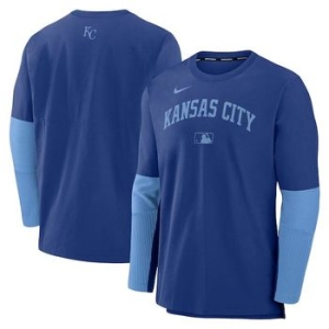  나이키 1138589 MLB 캔자스시티 로열스 어쎈틱 콜렉션 Player Lightweight Top Royal/Lig