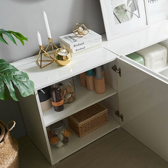 삼익가구 레오 대리석 높은 협탁 600_이미지