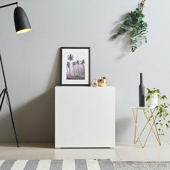 삼익가구 레오 대리석 높은 협탁 600_이미지