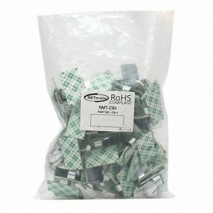 강원전자 NETmate NMT-CB4 접착식 메탈 클램프 (25X15mm, 100개)