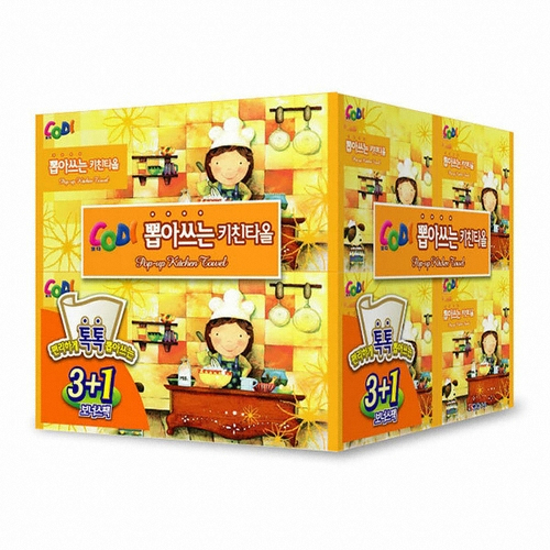 코디 뽑아쓰는 키친타월 150매 (4입) (1팩(4입))_이미지