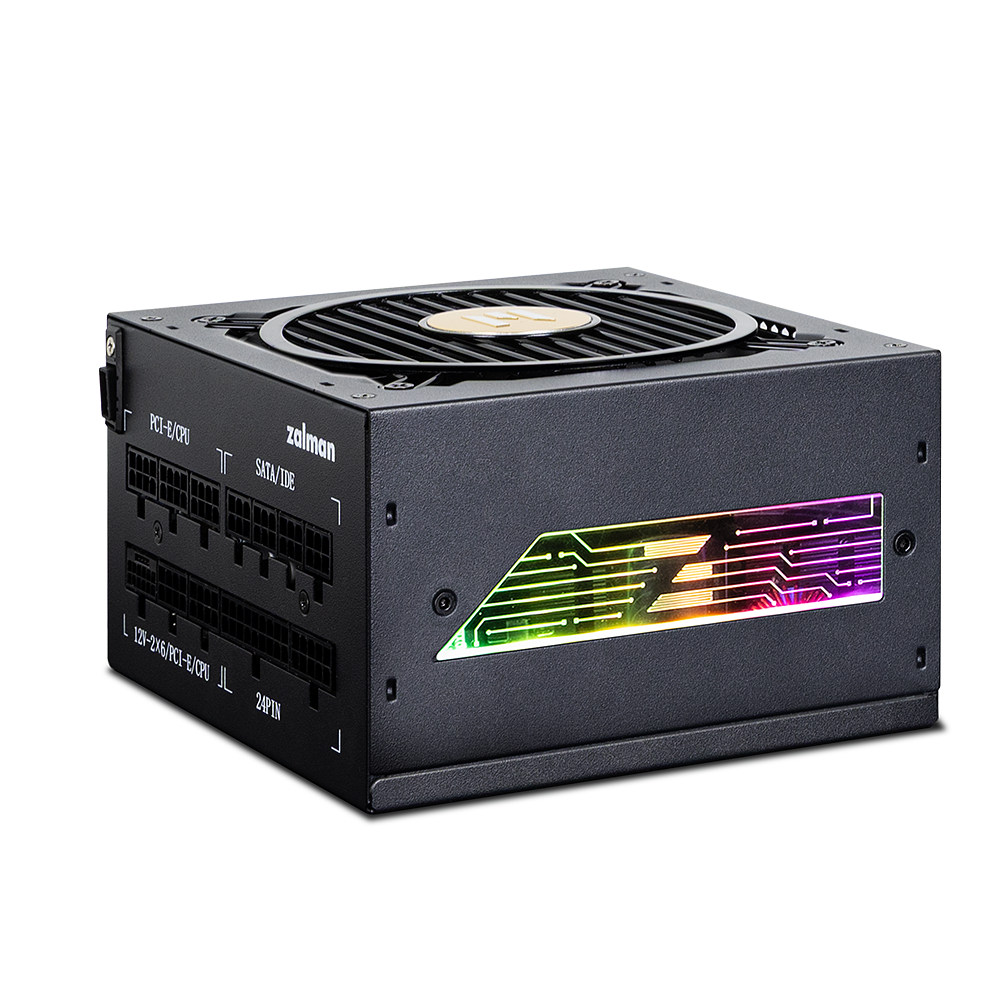 잘만 TeraMax II VIEW 1000W 80PLUS골드 풀모듈러 ATX3.1 블랙_이미지