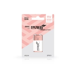 금호전기 번개표 건전지 9V 알카라인 망간 1개입