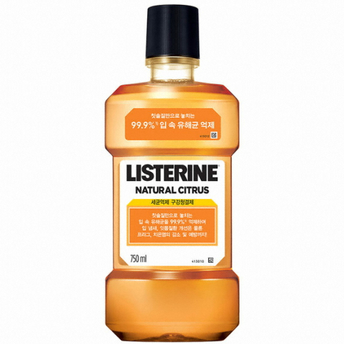 존슨앤존슨 리스테린 내추럴 시트러스 750ml (12개)